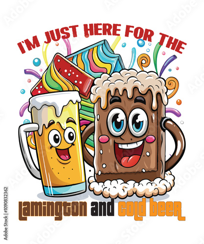 I`m just here for Beer and Lamington