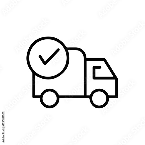 Wallpaper Mural Truck icon symbol vector image illustration
 Torontodigital.ca