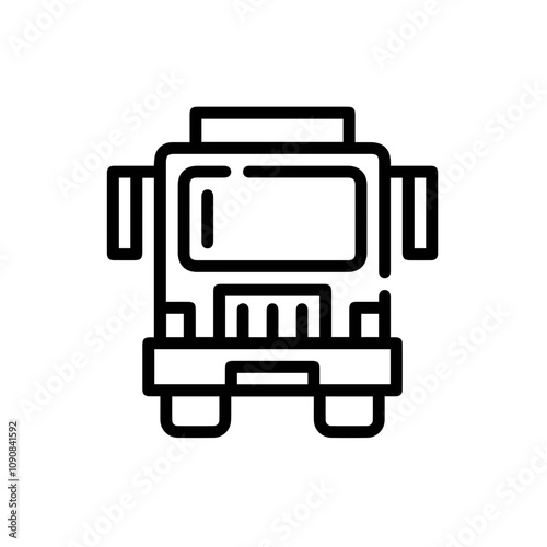 Truck icon symbol vector image illustration
