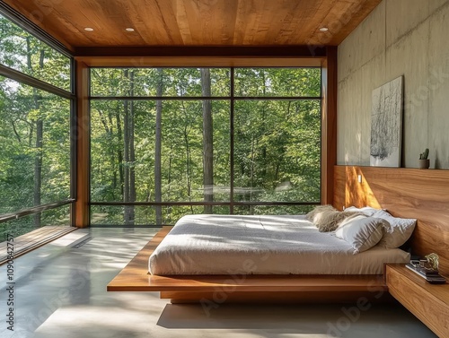 Modern Bedroom Design Featu...