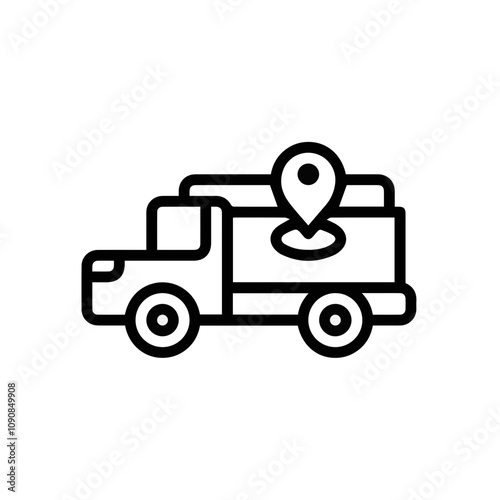 Wallpaper Mural Truck icon symbol vector image illustration
 Torontodigital.ca