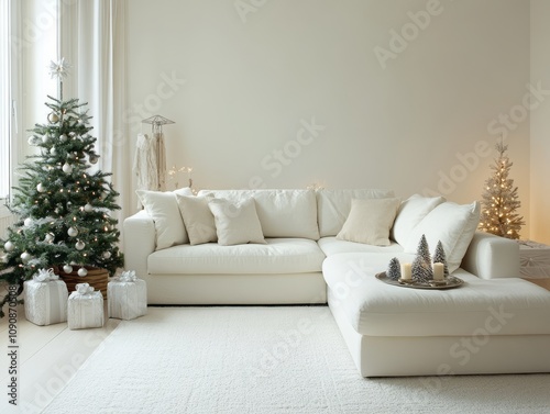 White Christmas Living Room...