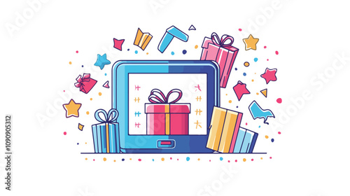 Enhancing Online Shopping Experience with Mobile Application - Technology Concept
