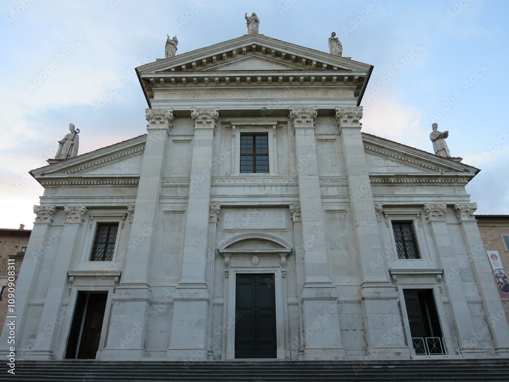 Obraz premium Duomo, Urbino, Marche, Italia