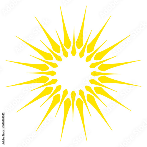 Bright Sun Pretty Rays Summer Lights Light Warmth Design Lover Art Vector Illustration Card T-Shirt Poster Sticker Graphic Print Decorative Drawing Isolated Logo Decoration Symbol Creative Cool Style
