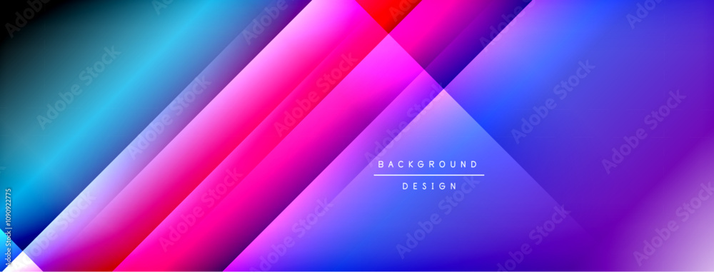 Fototapeta premium Light shadow lines dynamic gradient background