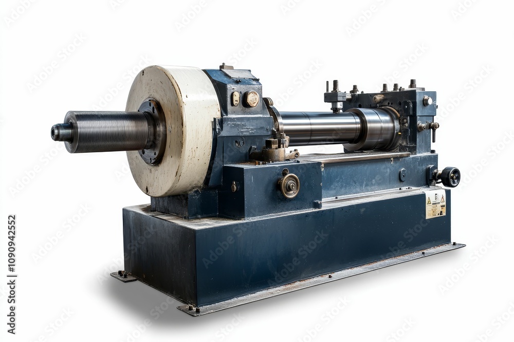 Fototapeta premium Industrial rolling mill machine, isolated.