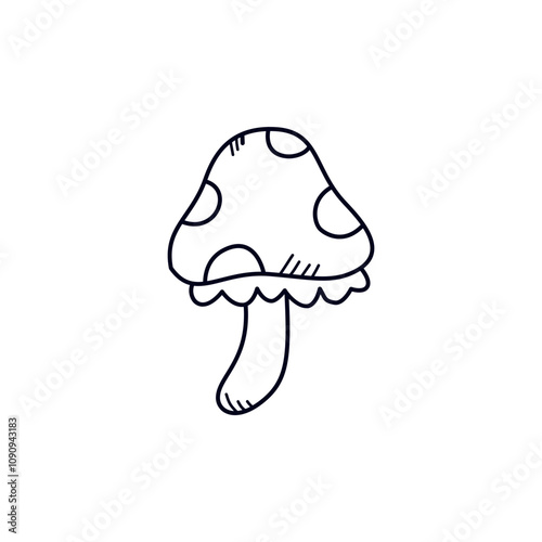 Witchcraft Halloween Doodle Art