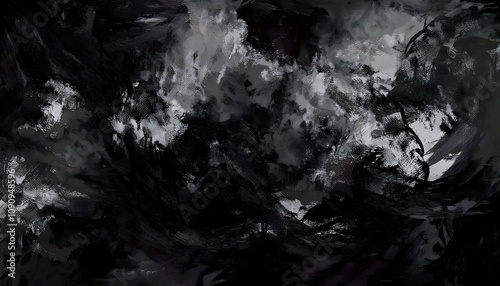 Wallpaper Mural Abstract black grunge texture with faded paint effects Torontodigital.ca