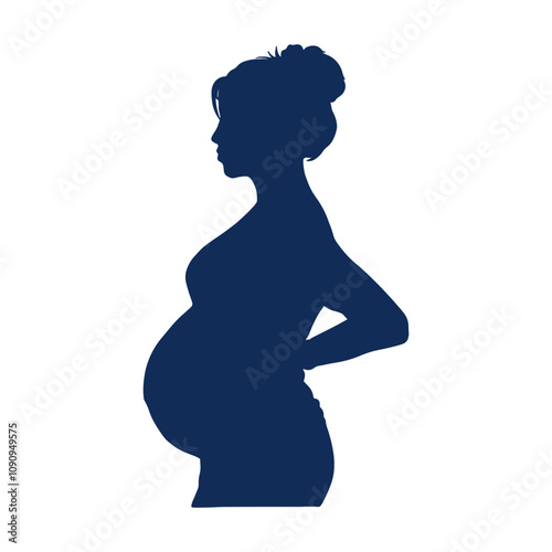 Pregnant Woman Silhouette 