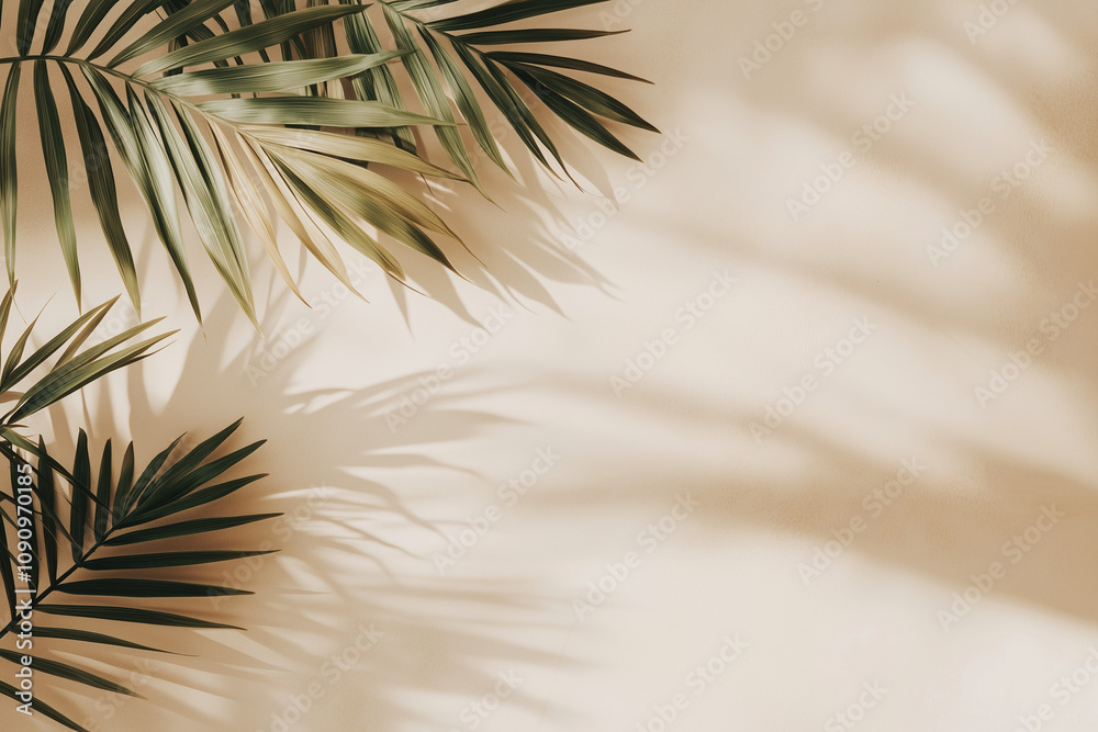 Obraz premium palm tree leaves