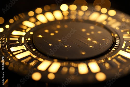 Abstract Glowing Circular Pattern