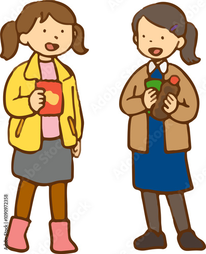 イベントを楽しむ女の子