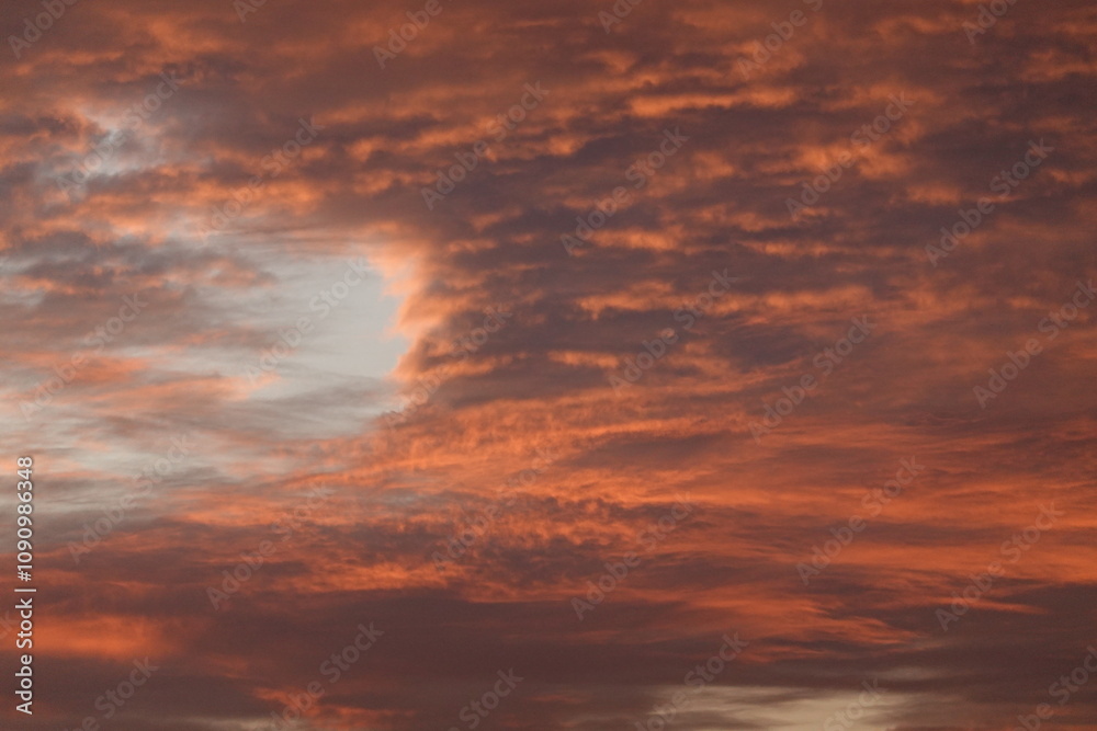 Obraz premium orange sunset