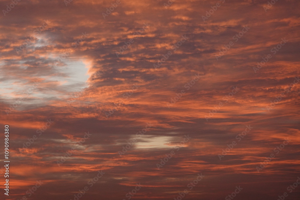 Obraz premium orange sunset