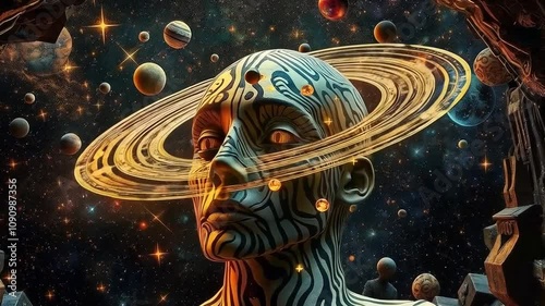Abstract clairvoyant, the workings of the mind