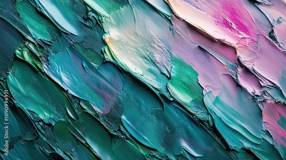 Obraz premium Vibrant Verdant Vortex