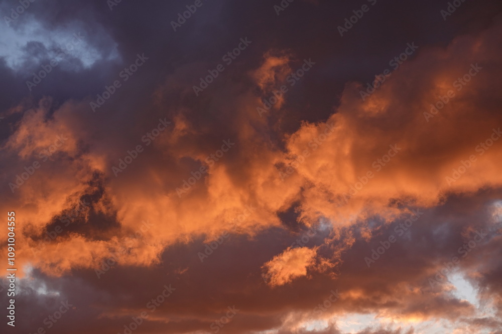 Obraz premium fire cloud in the sky