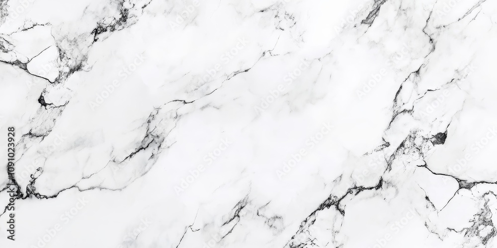 Fototapeta premium White marble texture featuring a natural pattern ideal for use as a background or in design artwork. This exquisite white marble texture enhances artistic creations with its unique appeal.
