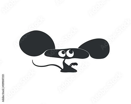 Cartoon cute vector illustration