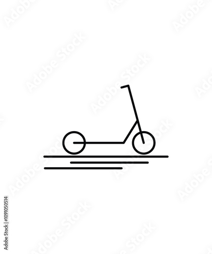 child bike icon, vector best line icon.