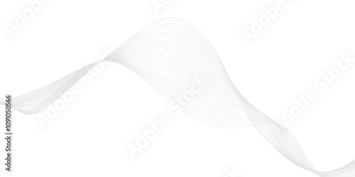 Abstract wave element for design. Digital frequency track equalizer. Stylized line art background. Creative line art. Vector illustration EPS 10. 
