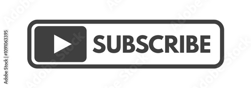 Subscribe button - vector illustration