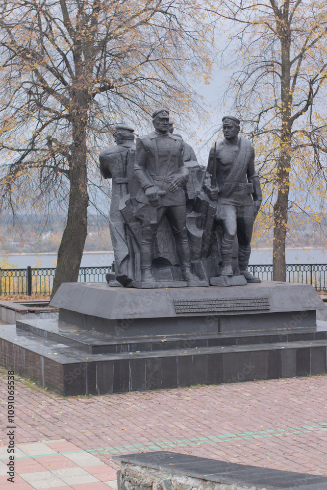 Obraz premium monument to the soldiers