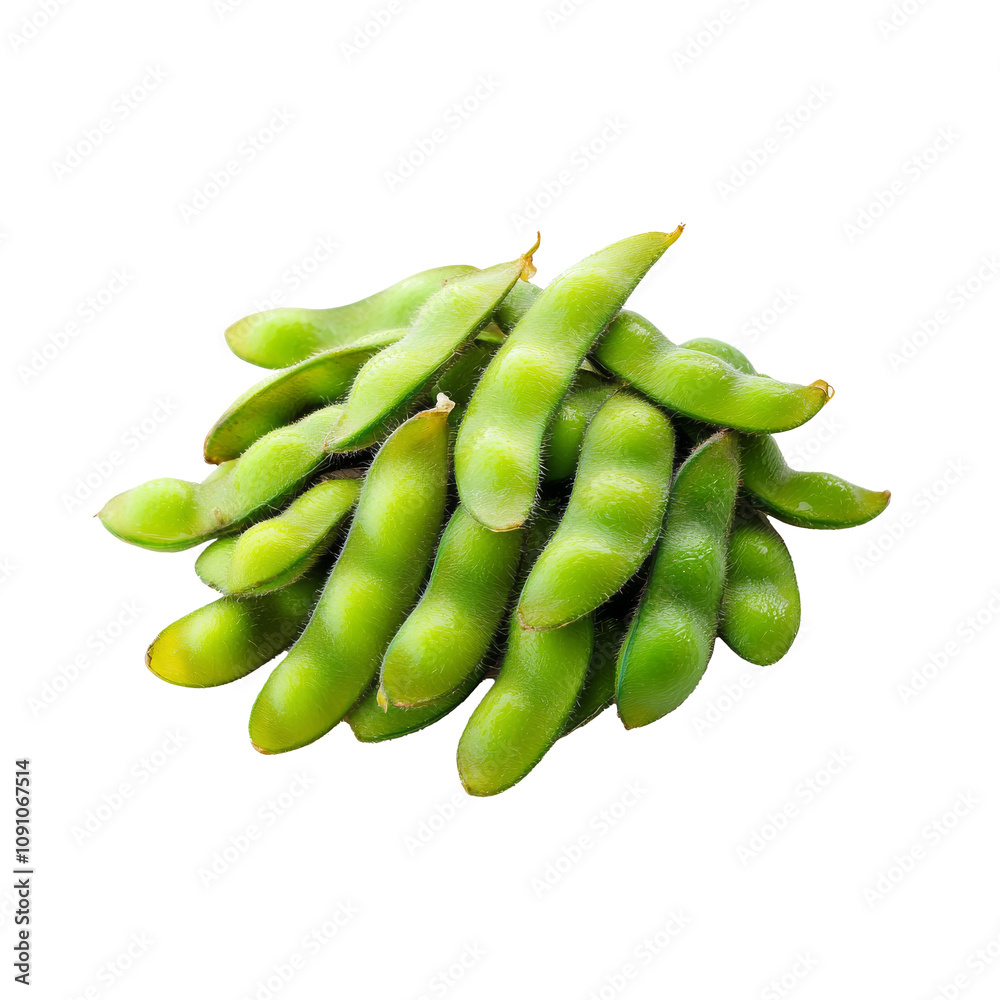 Fresh edamame harvested from the garden today Fresh edamame harvested from the garden today