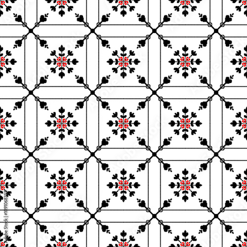 Pattern seamless flower