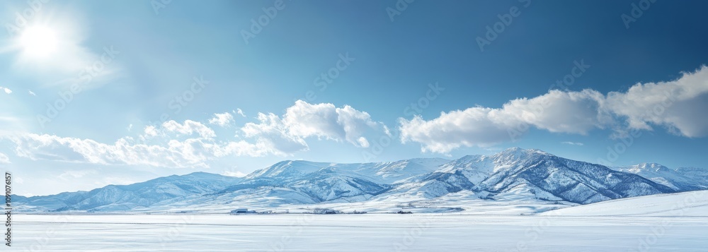 Obraz premium Beautiful winter background