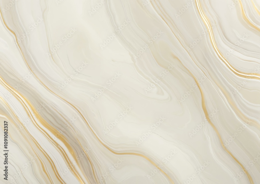 Obraz premium Elegant Alabaster Vase with Subtle Gold Accents and Soft Reflected Light