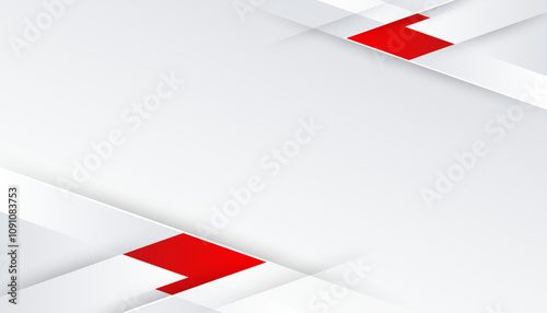 Red curve on a white background vector