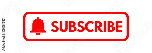 Subscribe button - vector illustration