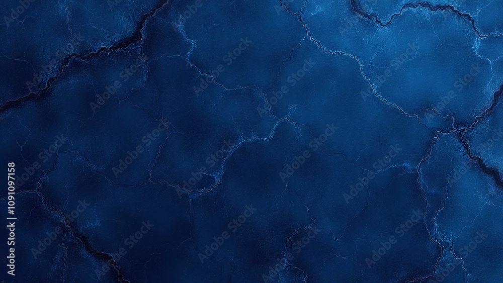 Obraz premium Textured marble-like pattern with deep blue tones