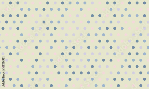 Round spotted pattern with geometric repetition. Ideal for fabric prints, poster backgrounds, and abstract wallpaper designs with trendy circles.