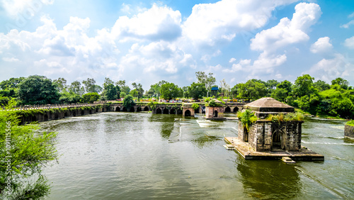 Surya kund and Brahma kund near Kaliadeh Palace is a palace located on the banks of Shipra in Ujjain, Madhya Pradesh. It is one of the most famous historical landmarks of Ujjain. photo