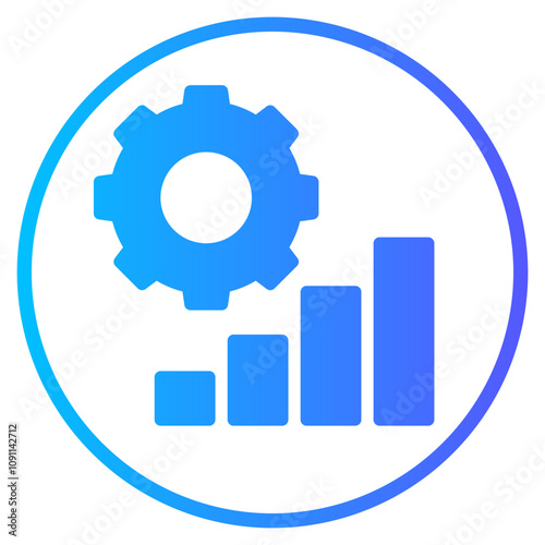 improvement gradient icon