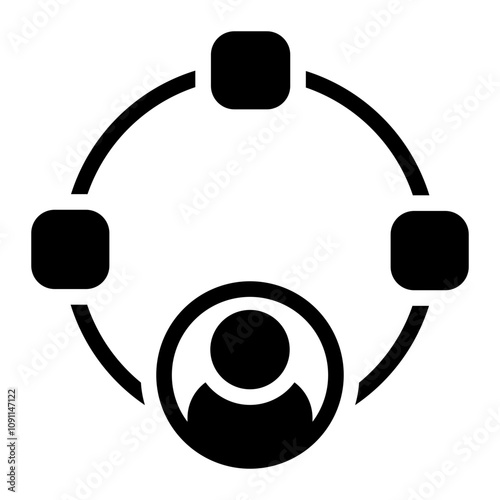 multitasking glyph icon