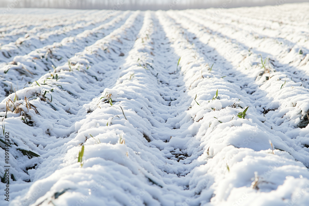 Obraz premium Snowy Winter Landscape