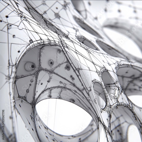Un'immagine che rappresenta il modulo avanzato di superfici e assiemi  di un programma di disegno tecnico. photo