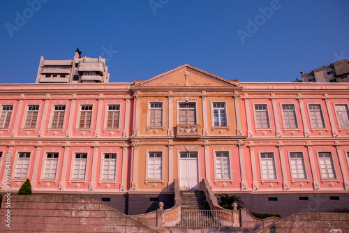 Old building education school Vidal Ramos Lages Brazil photo