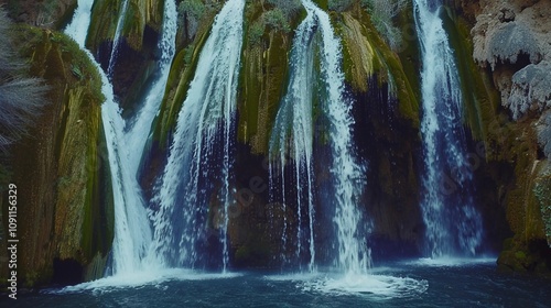 Beautiful hidden waterfall