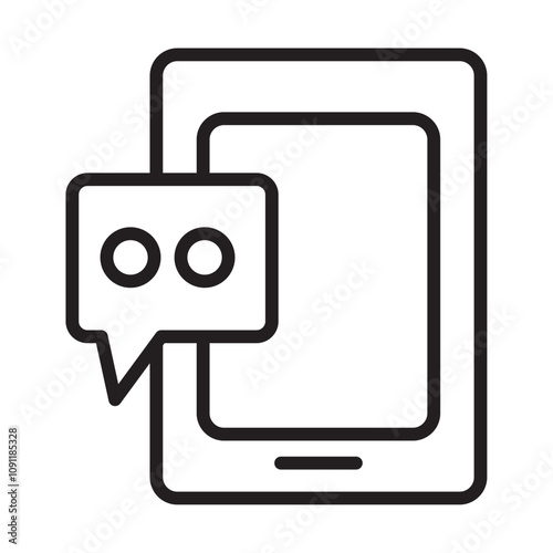 Wallpaper Mural phone message contact icon Torontodigital.ca