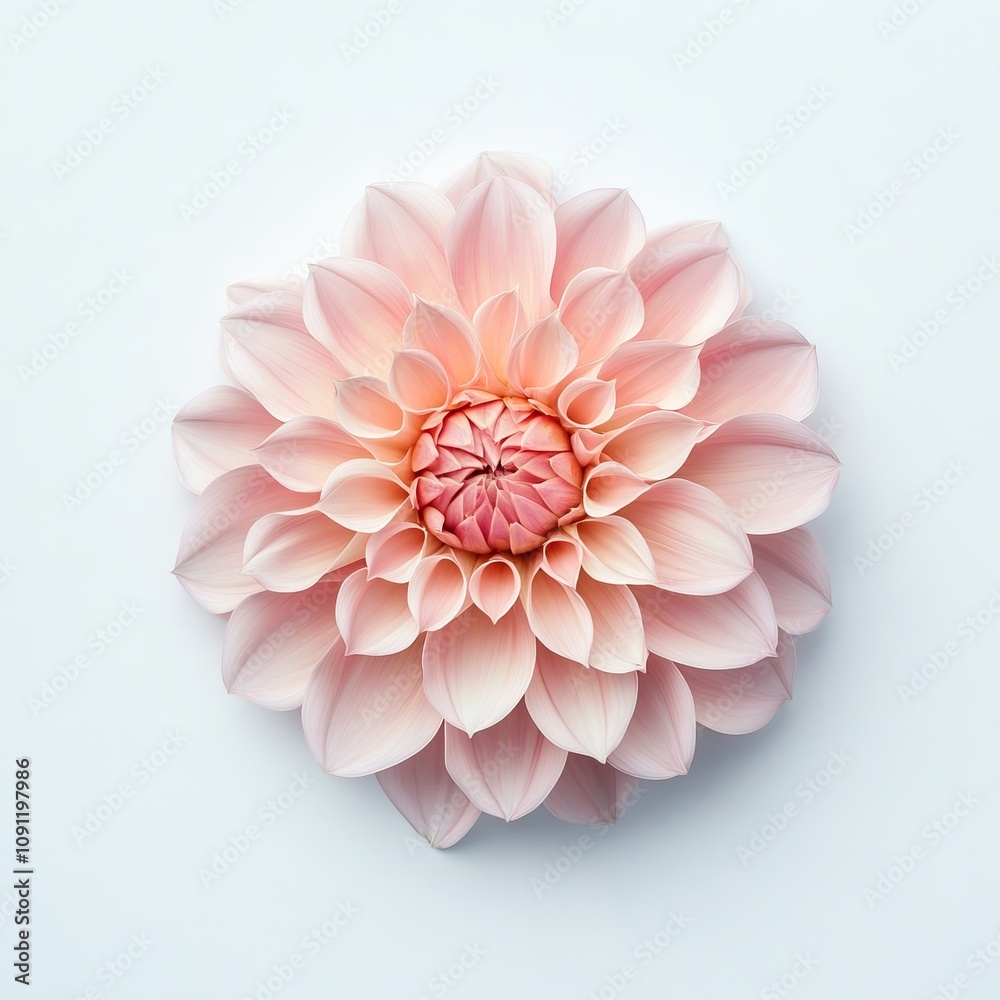 Fototapeta premium Dahlia isolated on white background