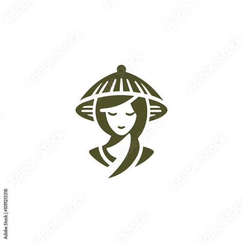 culture indonesian lady logo