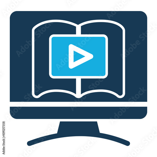 video tutorial icon , webinar icon