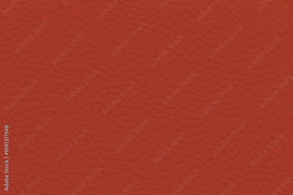Fototapeta premium Bright Orange Leather Texture with Natural Grain Pattern for Upholstery and Design Projects