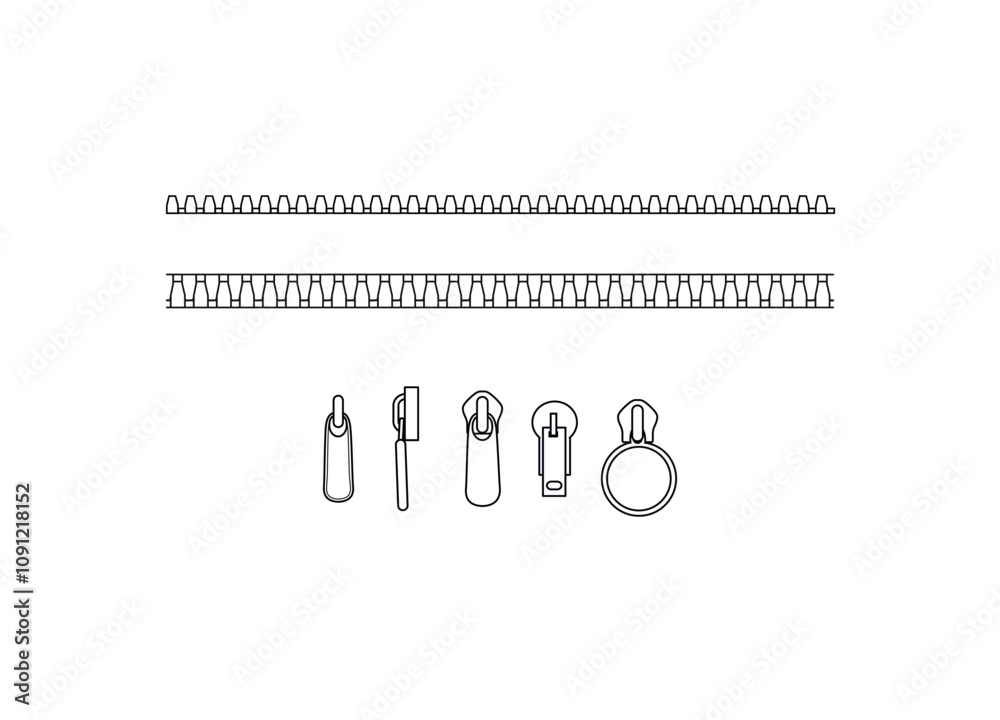 Fototapeta premium Zipper
