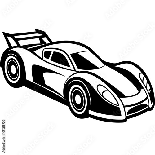 Race Car Vector Illustration 